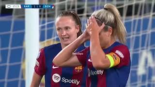 alexia putellas vs benfica in the Champions League