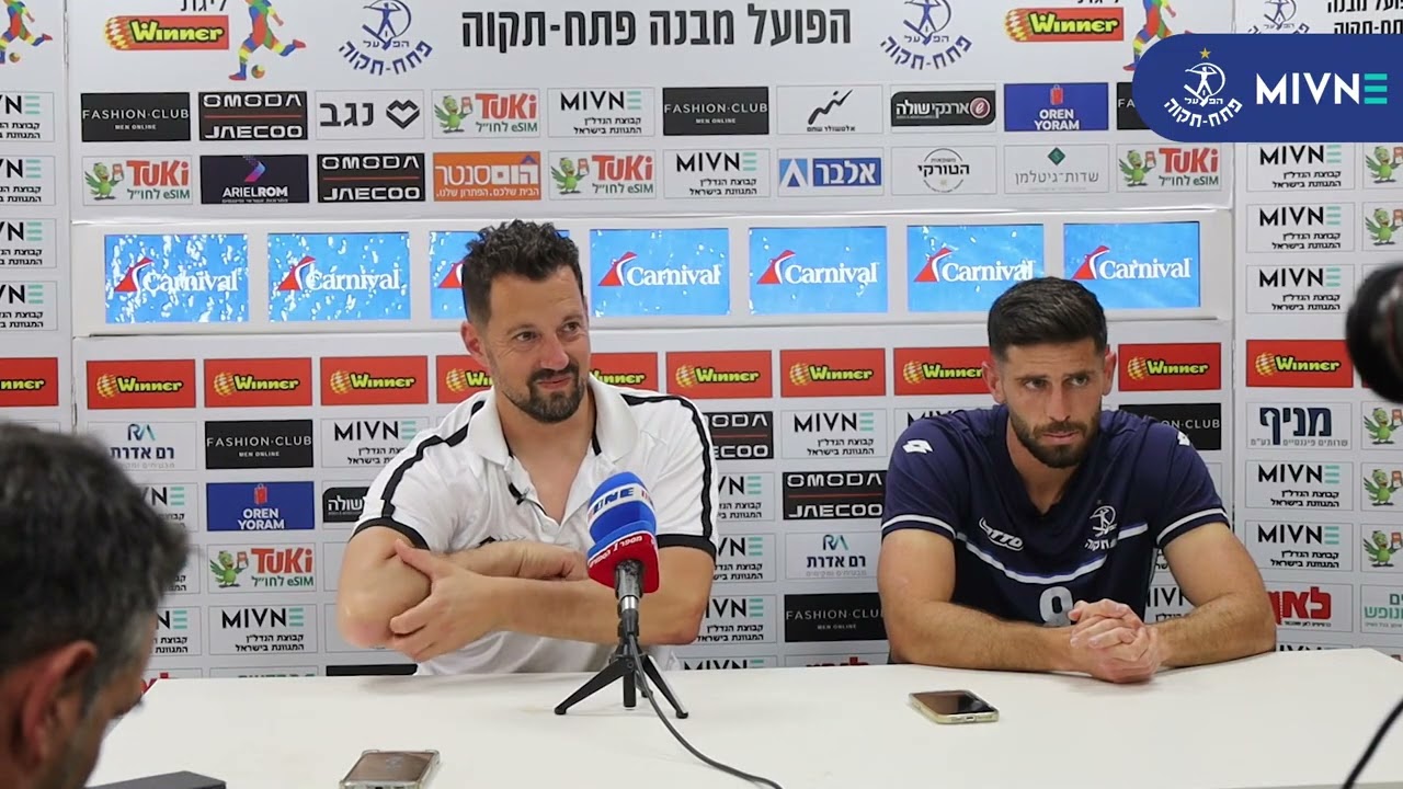 מסיבת עיתונאים עם עומר פרץ ותומר אלטמן לקראת הפועל ב"ש