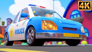 Wheels on the Police Car Go Vroom Vroom and More Educational Rhymes for Kids