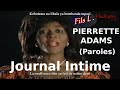 Pierrette Adams  Journal Intime  Paroles en Lingala et fran?ais (Lyrics)[1]