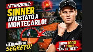 ULTIMAORA" SINNER IN TILT A MONTECARLO! LE 5 COSE CHE NON SAI SUL SUO ALLENAMENTO SEGRETO"