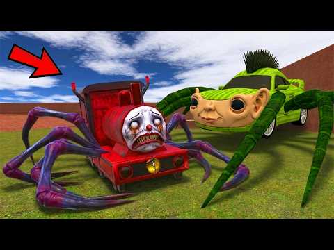 HAMOOD HABIBI CAR EATER IS HUNTING CHOO CHOO CHARLES In Maze Garry's Mod