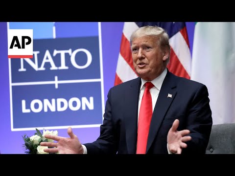 YouTube video thumbnail: Trump Heads to NATO Summit With Demands for Higher Defense Spending