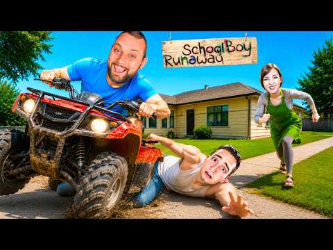 Zrazil som OTCA Štvorkolkou a Musím UTIECŤ z Domu v Schoolboy Runaway