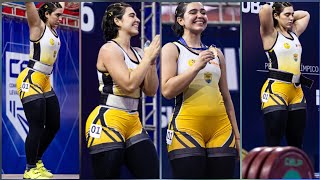 Laila Rocha 🇧🇷 Brazil's Weightlifting Prodigy | Snatch World Silver Medalist
