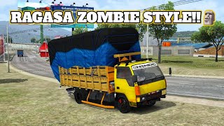 MUATAN GAYOR‼️REVIEW MOD BUSSID TERBARU TRUK RAGASA ZOMBIE STYLE👆😯