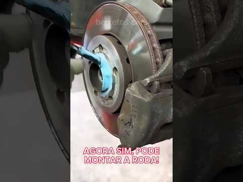Agora sim, pode montar a roda no cubo! #roda #rodas #freio #carros #viral