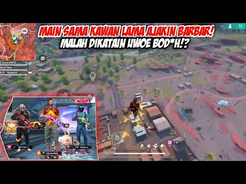 MAIN SAMA KAWAN LAMA, AKU MALAH DIEJEK AUTO NGAMUK BIKIN MALU DENGAN GAYA!! FREE FIRE MAX