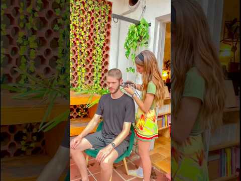 Dia de cortar o cabelo 🌿🍄 #hair #hairstyle #haircut #diy