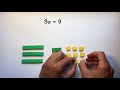 Solving One-Step Equations with Division Using Algebra Tiles