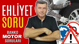 EHLİYET SINAV SORULARI-ÇOK ÇIKAN MOTOR SORULARI