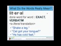 Understanding Non-Literal Language Phrases
