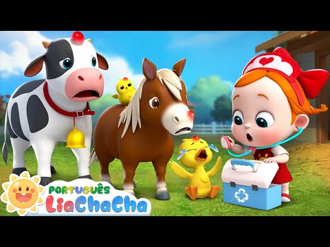 Animais da Fazenda | Compilação | LiaChaCha em Português - Música Infantil & Canção Infantil