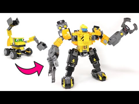 Upgrading My Son's LEGO Transforming Construction Robot