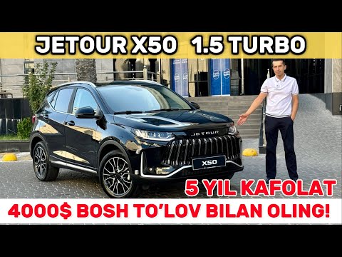 ‼️4000$ GA JETOUR X50 OLASIZMI‼️1.5 TURBO MATOR, JETOUR BUXORODAN YANGILIK Shehroz tv/Shexroz tv
