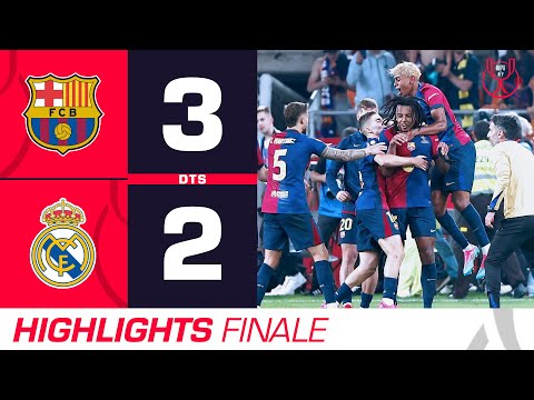 Barcellona-Real Madrid 3-2 | Highlights Finale di Coppa del Re 2025