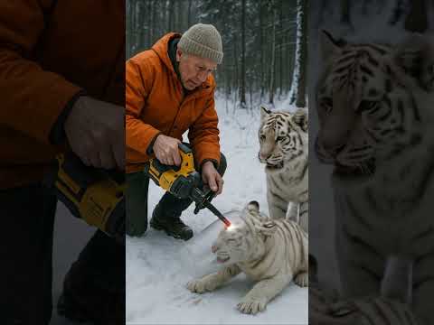 Tiger mom saved her cub