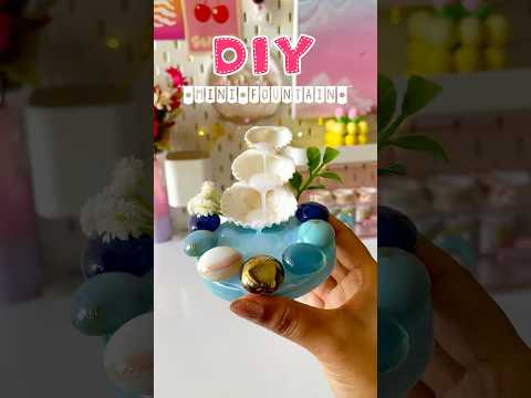 DIY Mini Fountain 💧✨ | Easy Handmade Home Decor Idea #shorts #viralshorts #diy #homedecor #craft