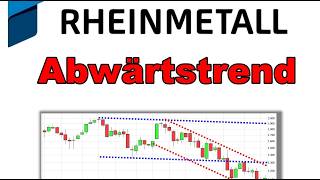 ✯ Rheinmetall -50% ✯ Charttechnik Aktienanalyse Aktien Analyse Prognose kaufen verkaufen