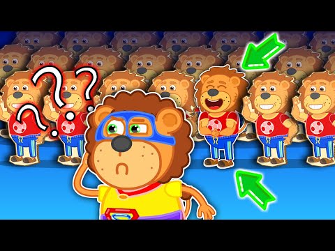LeonCito | Muchos papás de cartón | Dibujos animados | Video Para Niños