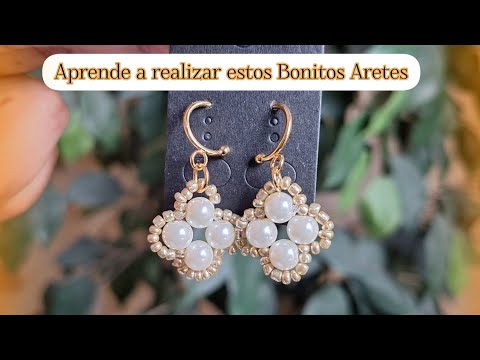 Realiza estos Bonitos Aretes || paso a paso ✨️ #diy #handmade #youtube