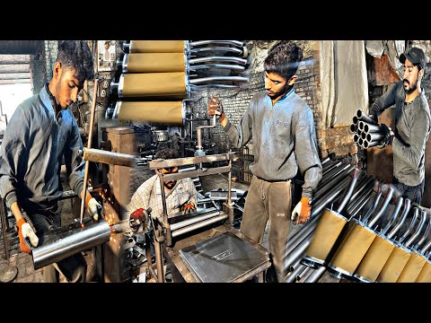 How to Make Auto Rickshaw Exhaust Silencer Muffler with Amazing Techniques