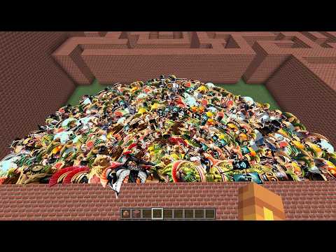 Too Much ALL OLD & NEW Cursed Brainrot Nextbots in GMOD MAZE in MCPE