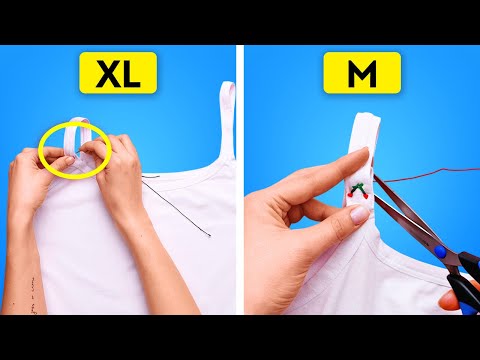 حيل الخياطة لجعل أي زي يناسبك تمامًا على الفور 👗✂️