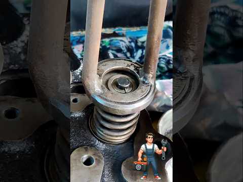 valves spring lock #shorts #engine #mechanic #mechanical #short #viralshorts #trending #shortsfeed