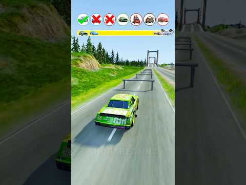 Cars VS Log Trap 🪵 #beamngdrive