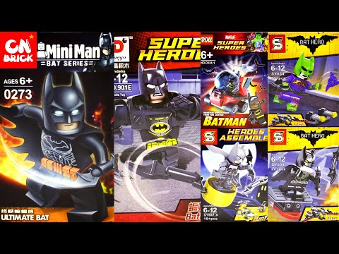 Lego Batman Minifigures Collection Unoffical Lego  Vol3