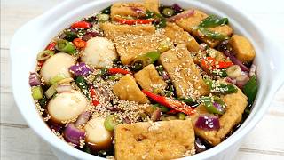 Làm 1 Hũ Để Ăn Cả Tuần, Rất Ngon! Mở Tủ Lạnh Là Có Liền! Đậu Hũ, Trứng Ngâm Nước Tương, Vanh Khuyen