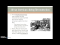 Reconstruction Era and African-American Rights