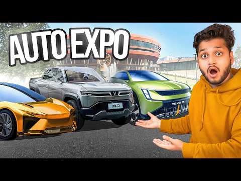 I Found the MOST Futuristic Cars from Future in Auto Expo