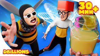 D Billions, WeeTwinz - Пчелы (Зззззз!) | Мега Сборник | D Billions Детские Песни