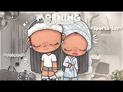 🌥️ Olivia Morning Routine!! *SPORTS DAY* 🏐 || aw roleplay || Voiced! 🔊  || Avatar world 🌎