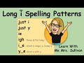 Exploring Long I Spelling Patterns
