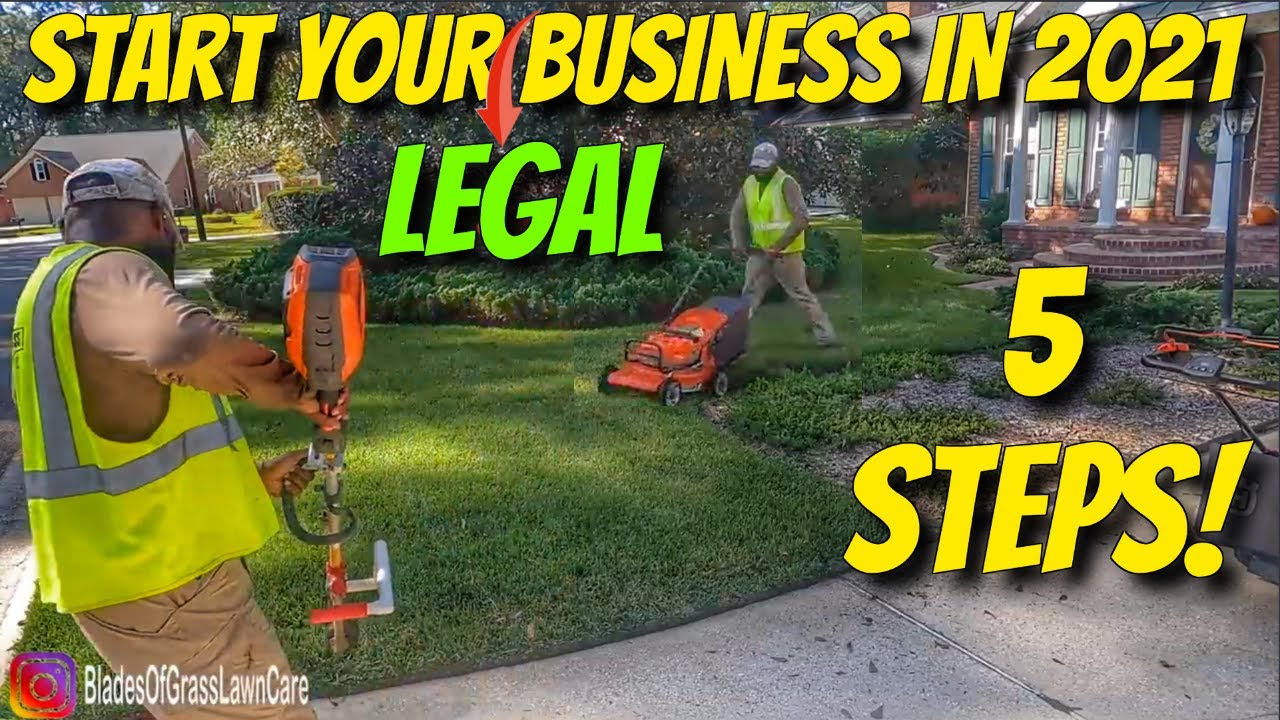 How to Start a Lawn Care Business Legally 2024