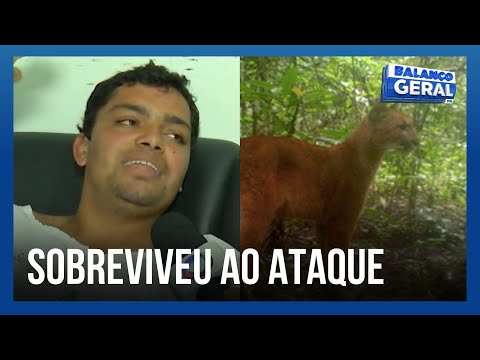 DESESPERO: jovem sobrevive após lutar com onça | Balanço Geral
