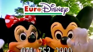1993 Euro Disney Promo Spot #2 - "Disneyland has come to Europe" | Disneyland Paris