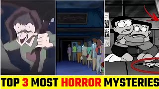 TOP 3 horror And Mysterious Episodes Of Doraemon And Shinchan | Shinchan Horror Episodes In Hindi