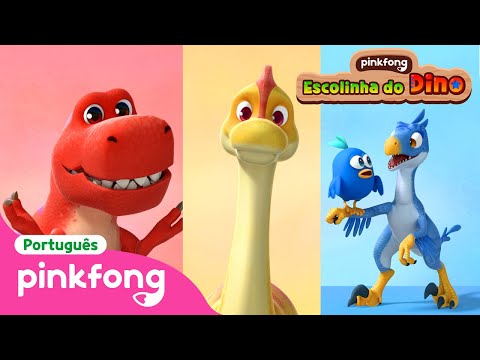 Aprenda as Cores com T-Rex | Escolinha do Dino | Ep.5 | Pinkfong, BebêTubarão! Canções para Crianças