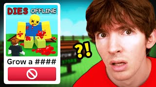 The BANNED Roblox Grow A Garden