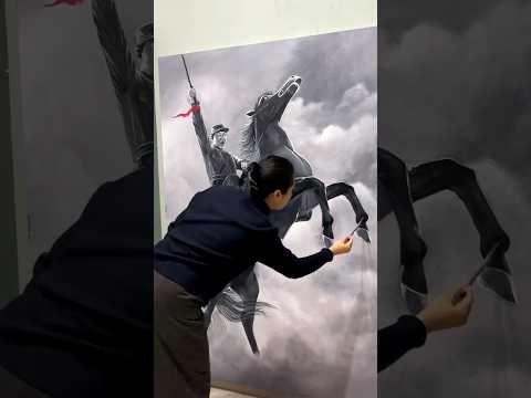 Draw your sword for freedom! With a roar to the heavens, I hear the battle horn call! #talent #art
