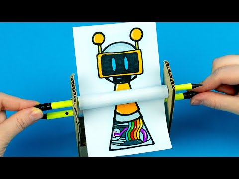 DRAWING & CARDBOARD CRAFT FUN BOT for fans INCREDIBOX SPRUNKI