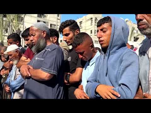 YouTube video thumbnail: Gazans pin Hope on Trump's Proposed Truce