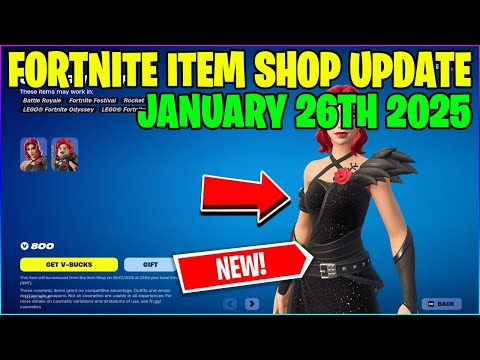 *NEW* GALA GLIMMER SKIN! Fortnite Item Shop [January 26th, 2025] (Fortnite Battle Royale)