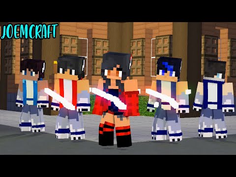 HAVING A DIRE FAMILY FRIENDS | HEROTONIGHT | DUNDUN DANCE | EIN, AARON, APHMAU - Minecraft Animation