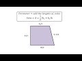 Calculating Area and Perimeter of Trapezoids