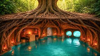 Real Life Secret Private  Underground House Two Water Slide To Tunnel Pools Inside
